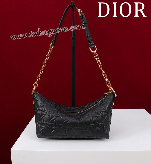 Dior专柜新款迪奥顶级原单Diorstar Hobo链条手袋肩背女包 djfk1048